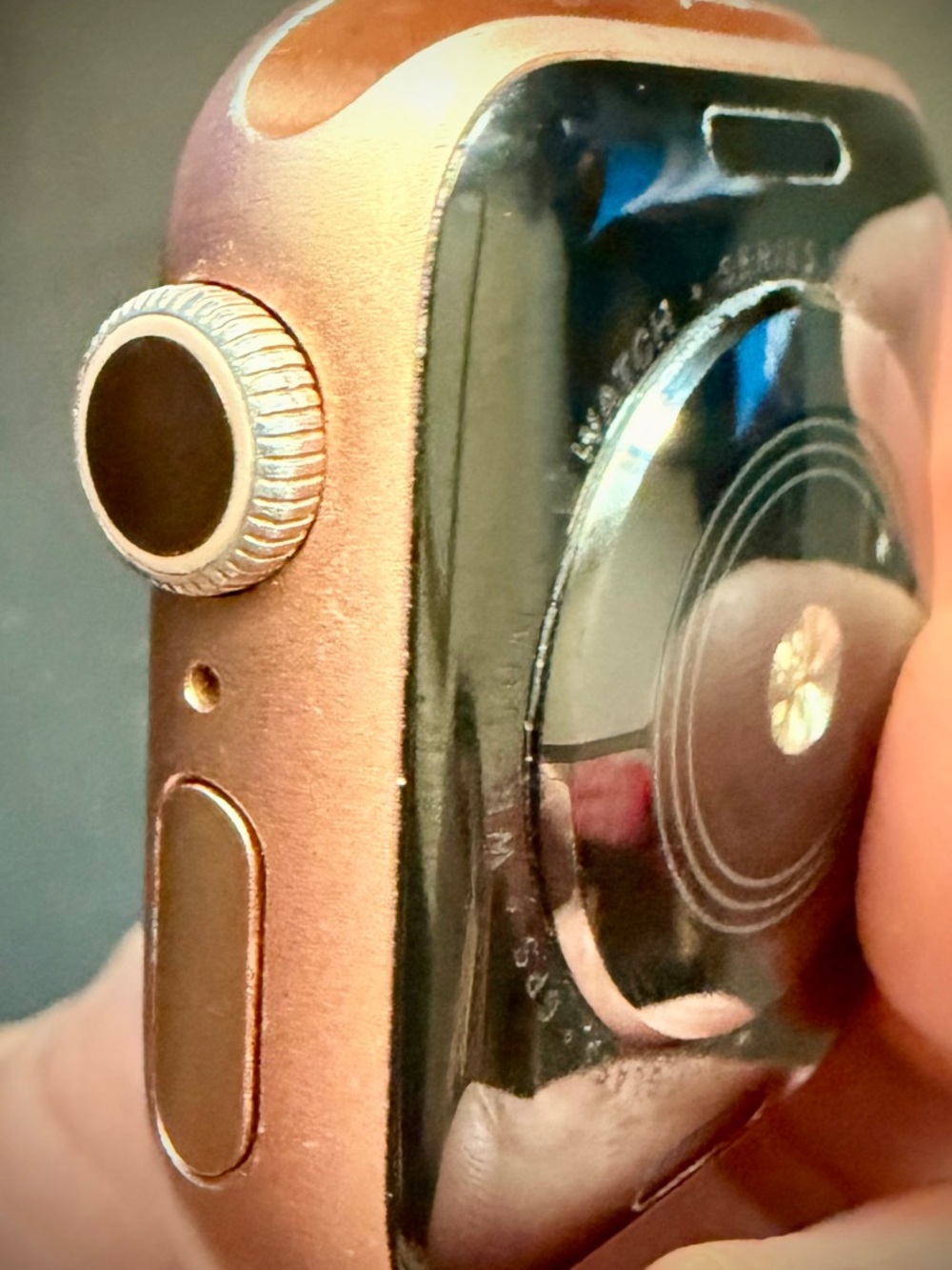 Apple Metallic Rose Gold Watch Band Link 5